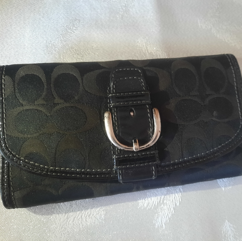 Black Coach Wallet
